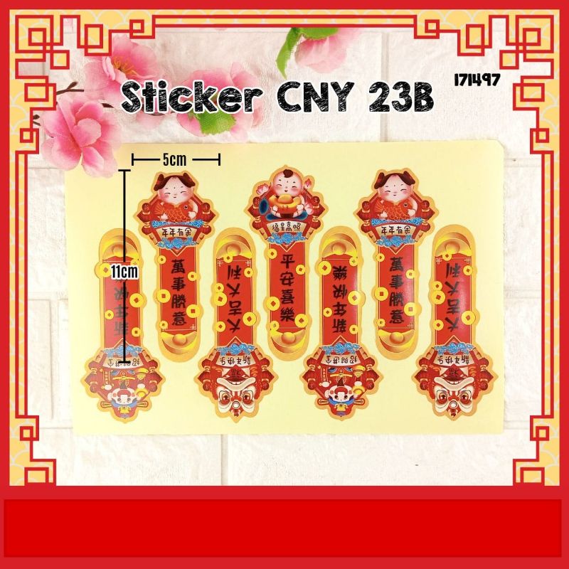 

stiker CNY imlek 23B