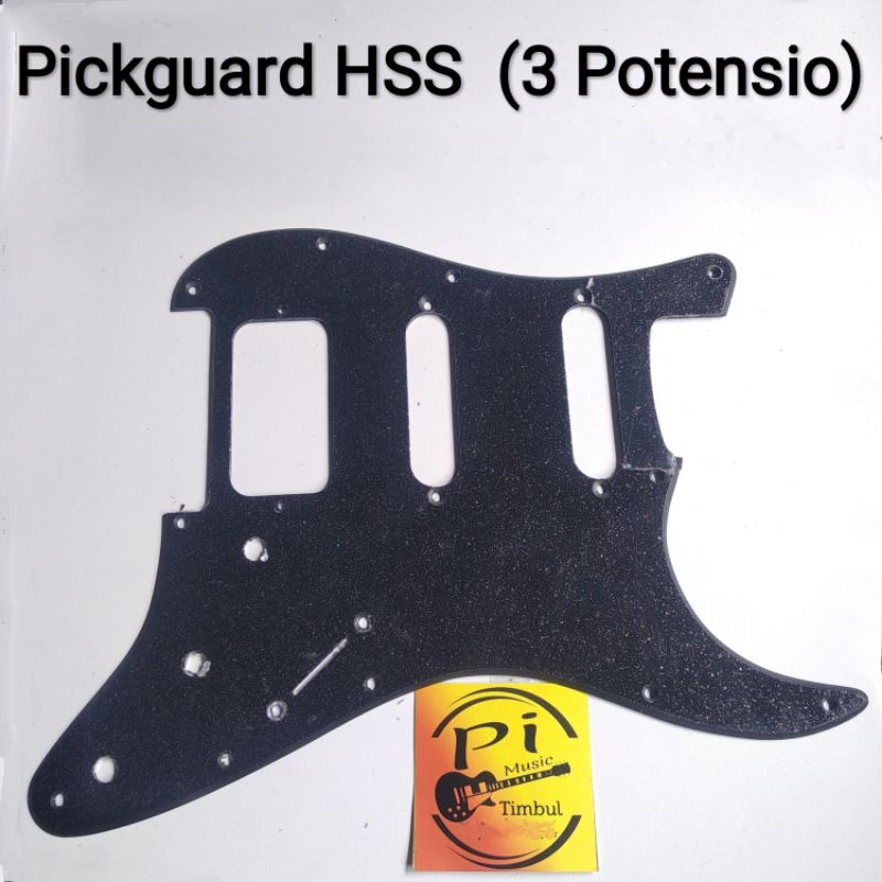 Pickguard HSS - Pickguard HSS Bintik Hitam