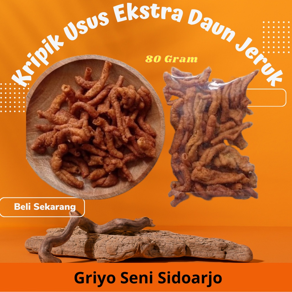 KERIPIK USUS PEDAS 80g