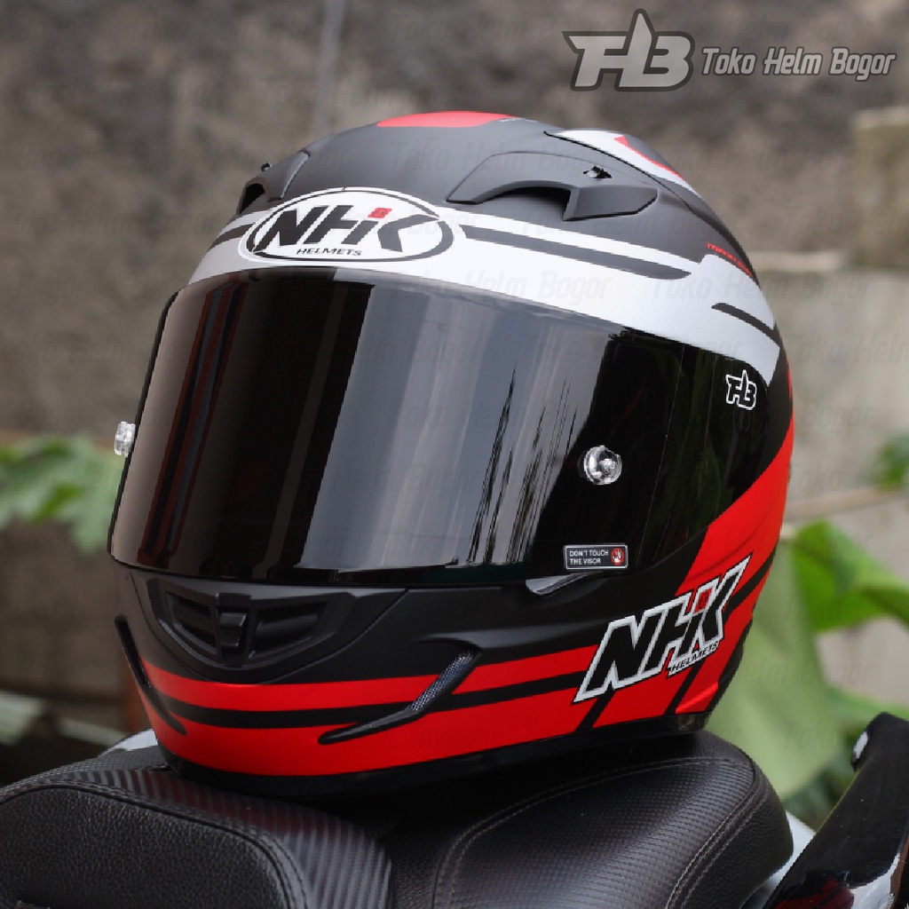 NHK GP1000 M19 Black Red Dof visor SMOKE spoiler 3D SMOKE