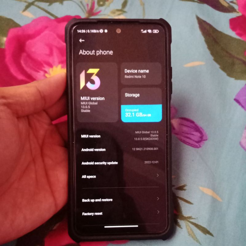 Xiaomi Redmi Note 10 Snapdragon Resmi