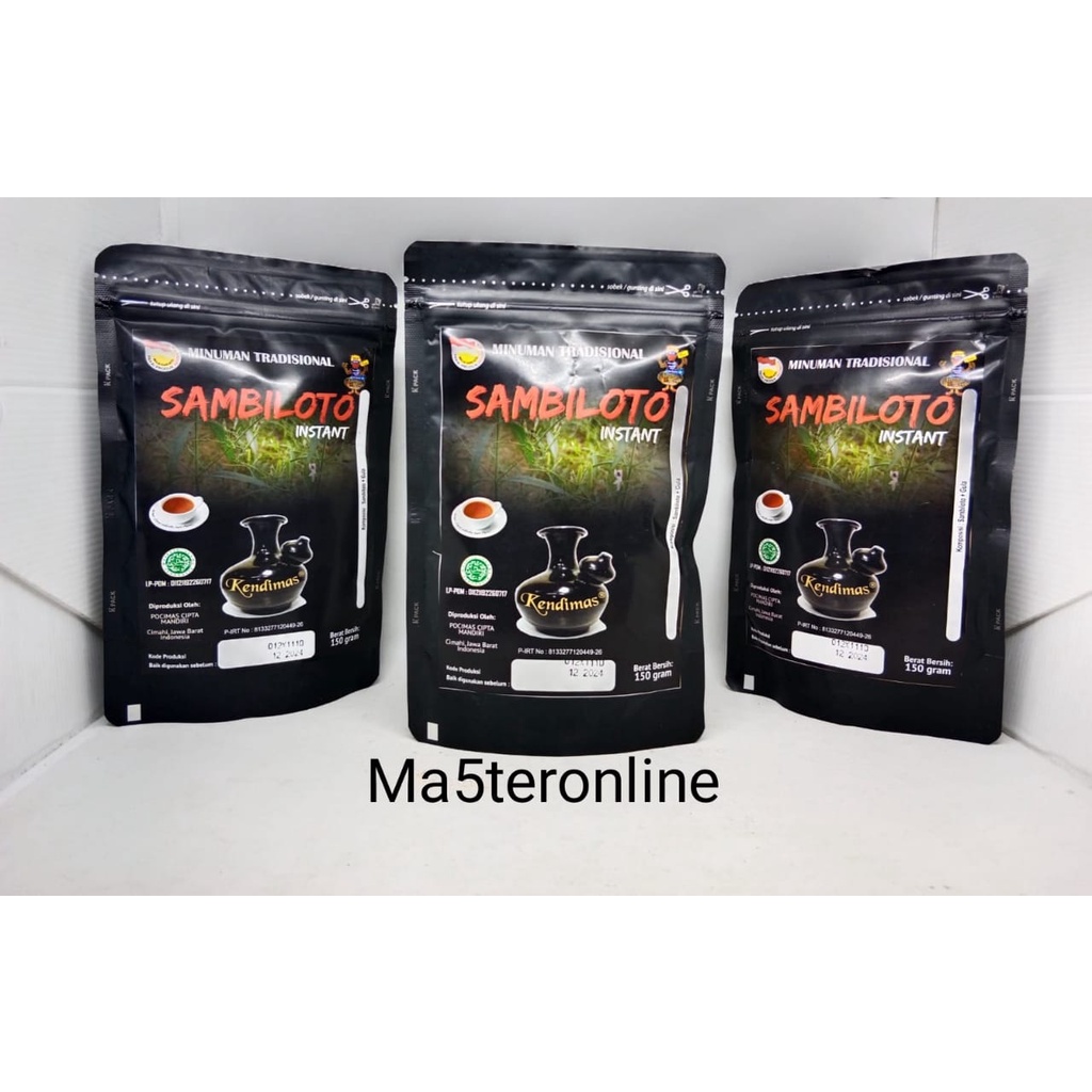 

minuman tradisional SAMBILOTO instan by kendimas 150g
