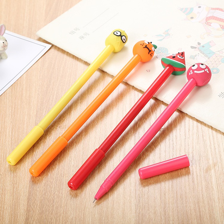 4pcs Pena Pen Pulpen Gel Set Tinta Cair Buah OSM-ST0158