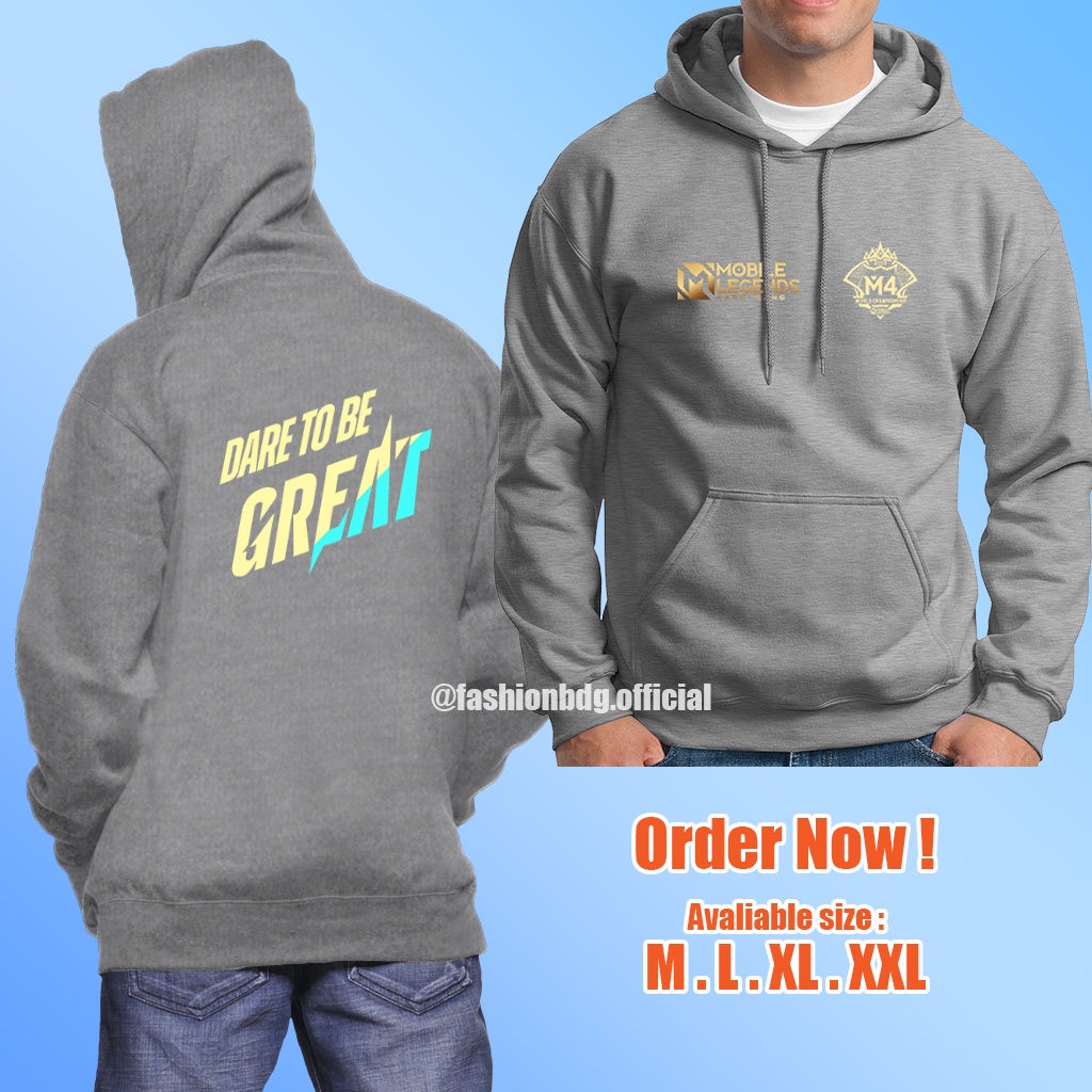 Sweater Hoodie M4 World Champions Mobile Legend Bang Jaket Pria MLBB