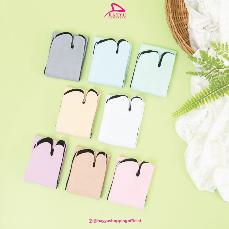 Kaos Kaki Panjang Wanita Muslimah Telapak Hitam Premium Hayyu Shopping