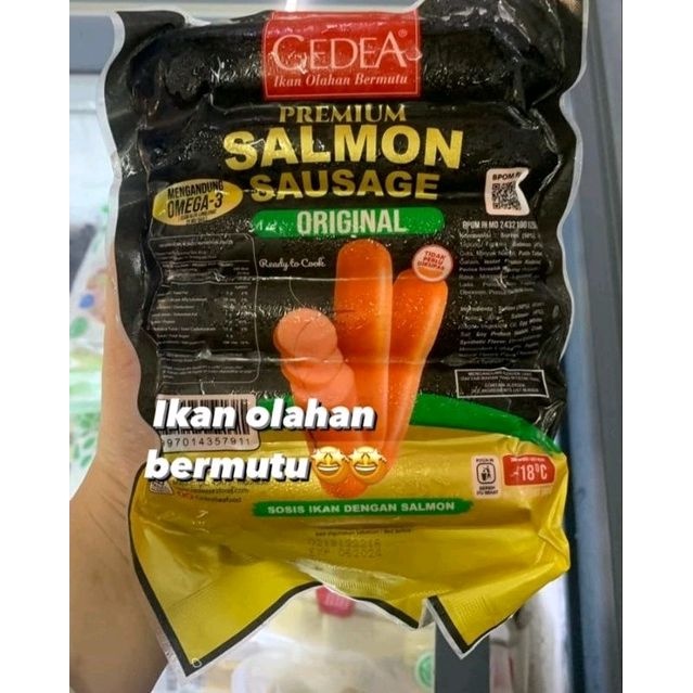 

Sosis Salmon Cedea 390gram