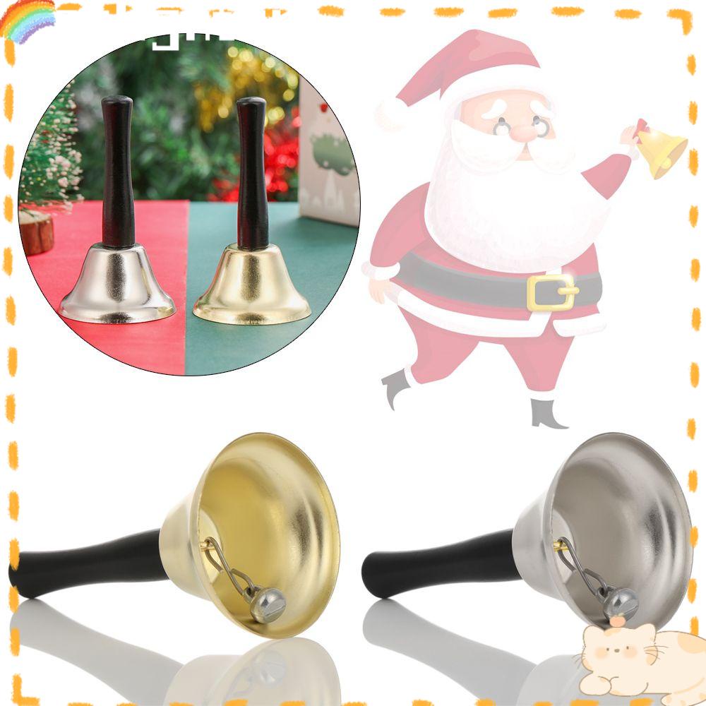 Solighter Natal Handbell Metal Sekolah Hotel Resepsionis Call Jingle Rlngtones