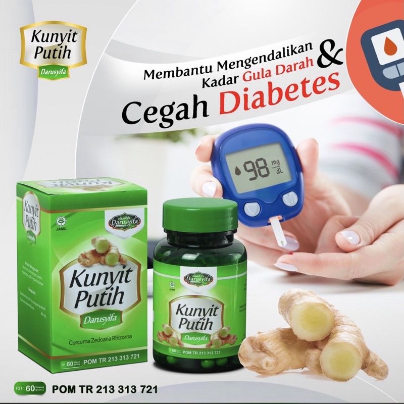 

Kapsul herbal kunyit putih darusyifa