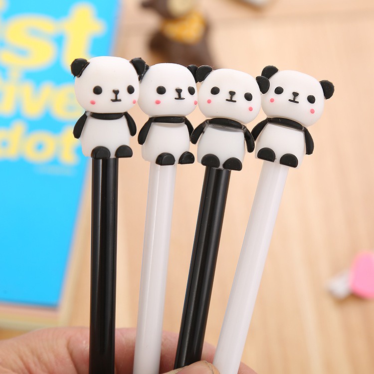 4pcs Pena Pen Pulpen Gel Set Tinta Cair Panda Beruang GM-ST0146