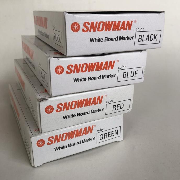

HRG DISKON spidol whiteboard Snowman BG12 board marker (lusin)