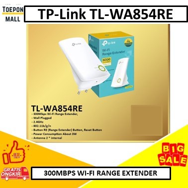 Produk Terbaru Tp-Link Tl-Wa854Re 300Mbps Range Extender Tplink Tlwa850Re Wa854Re