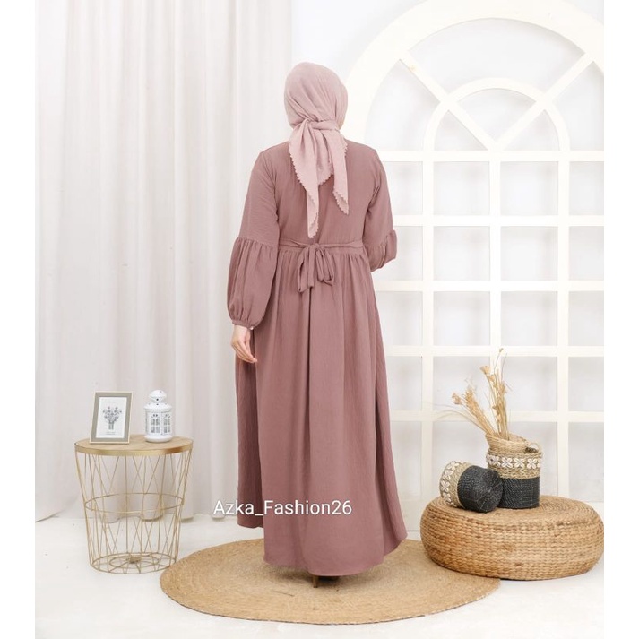 ameena dress//cringkle airflow//gamis remaja