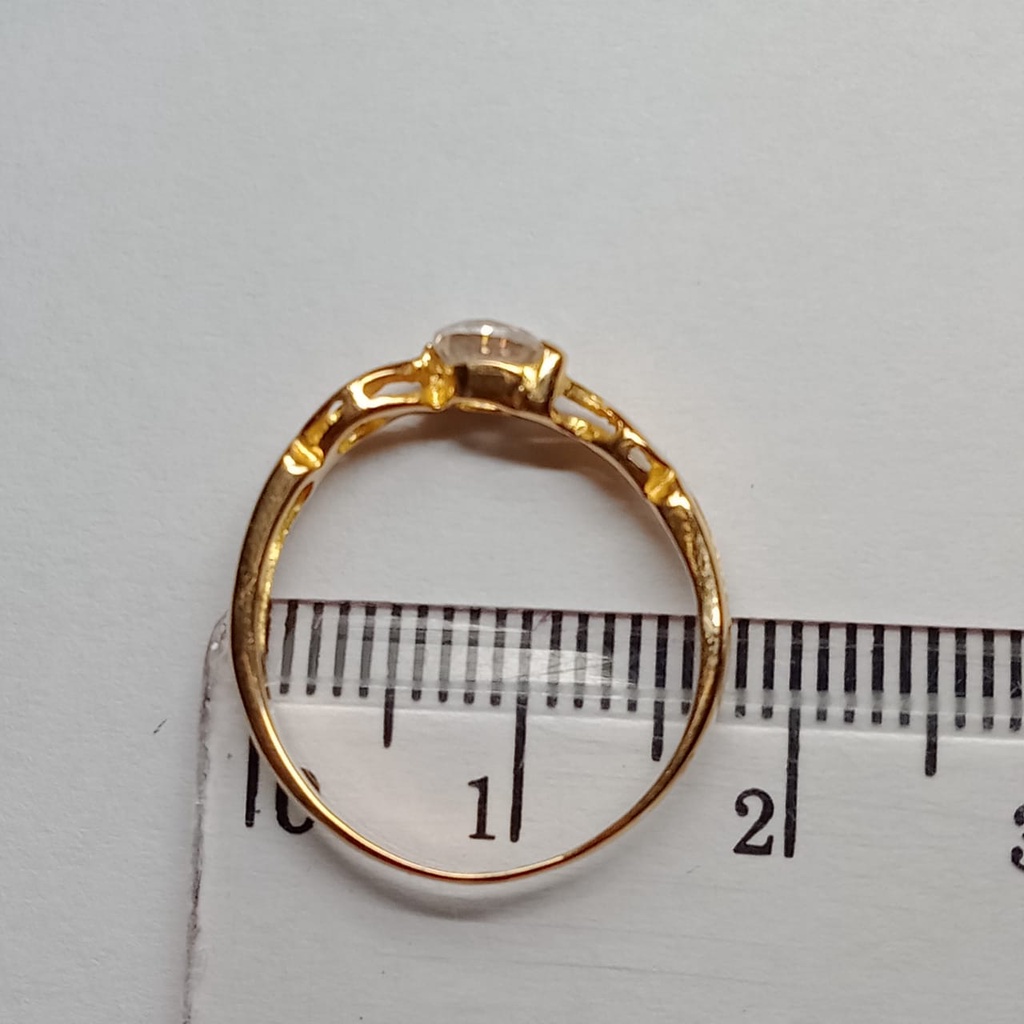 Cincin emas 17k - 1.4 gr kadar 750 - 4092