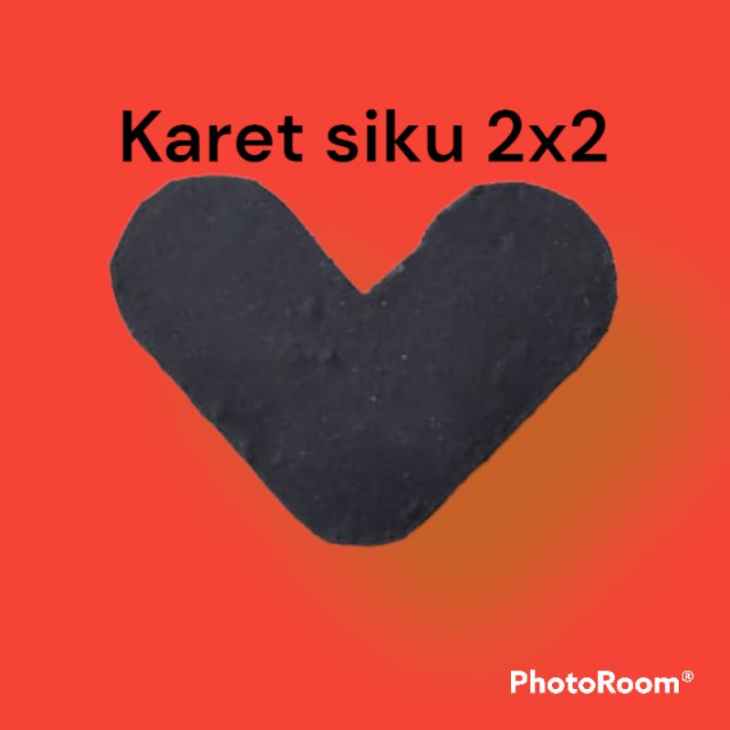 karet kaki besi siku 2x2