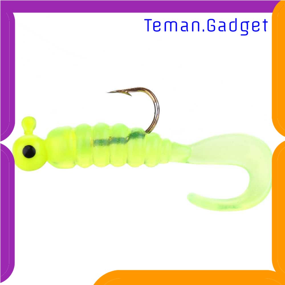 TG - PCN Hengjia Umpan Pancing Sea Bass Soft Bait Head Twirl Worm 1.75G 7PCS