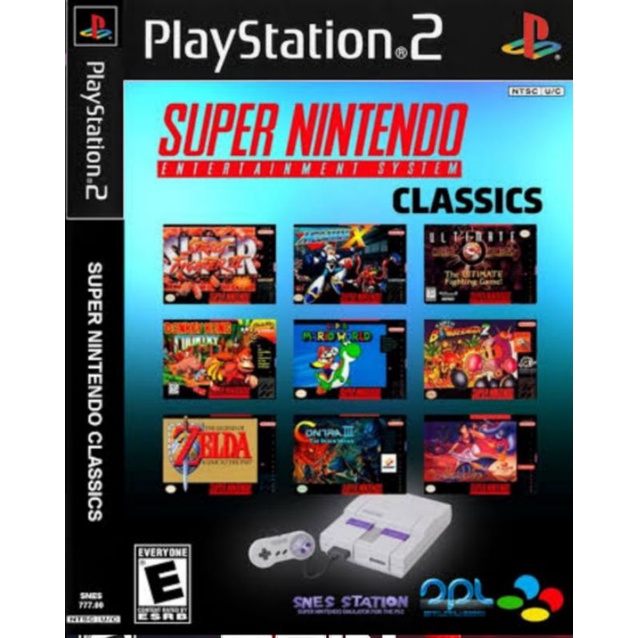 KASET PS2 SUPER NINTENDO SNES STATION 15GAMES