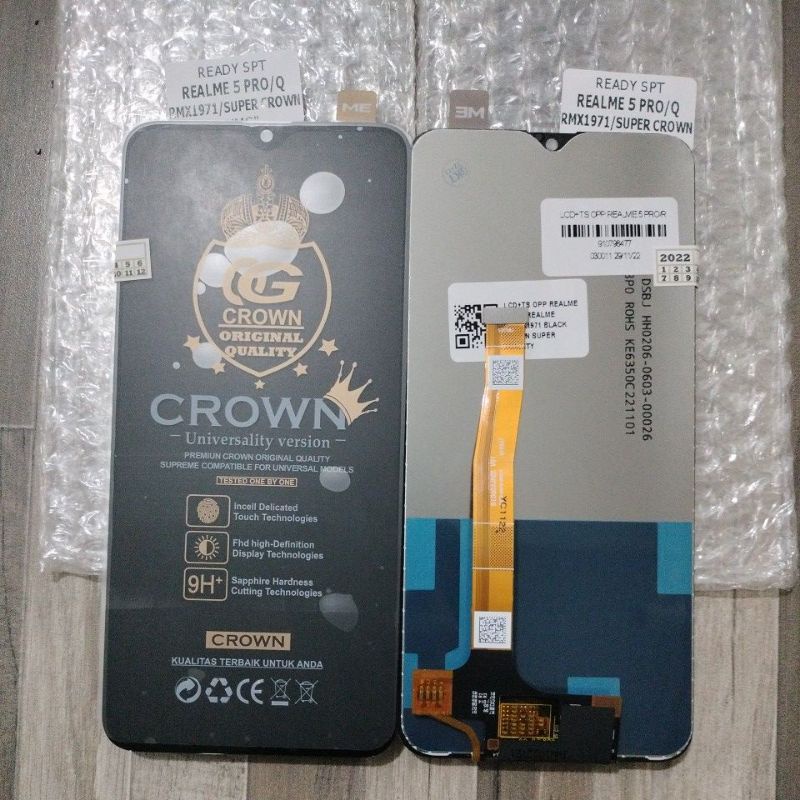 LCD Touchscreen Realme 5 Pro crown super Original