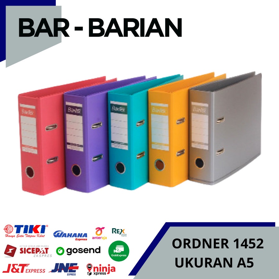 

ORDNER BANTEX KWITANSI A5 1452 / ODNER BANTEX KWITANSI 1452 7CM