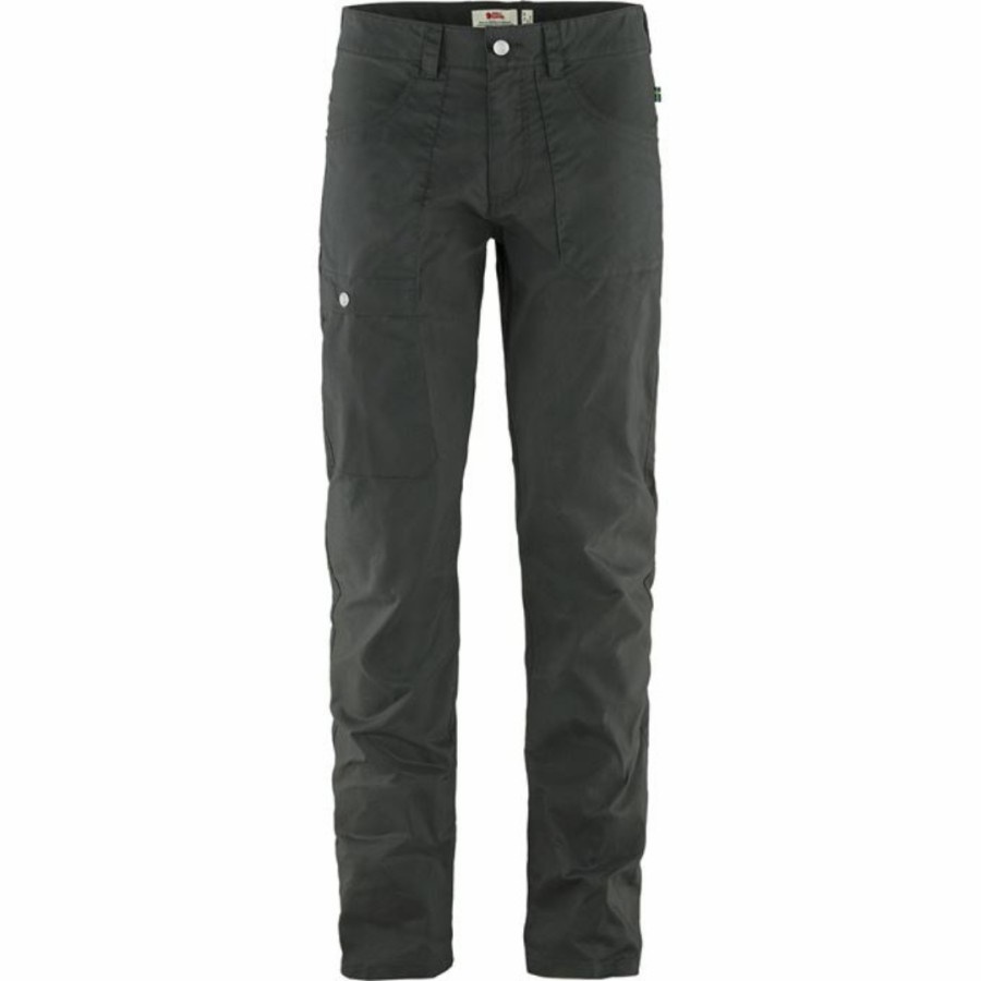 FJALLRAVEN VARDAG LITE TROUSERS MENS DARK GREY ORIGINAL
