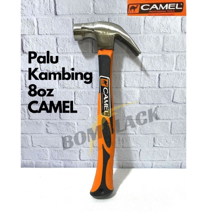 CAMEL Palu Kambing Gerigi 8 oz Magnet Martil Paku Beton Claw Hammer