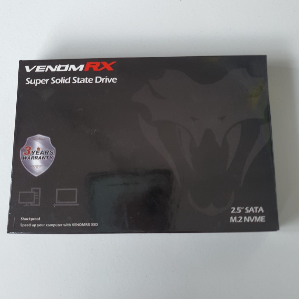 SSD NVME VENOMRX VENOM RX PCie Gen3x4 M.2 2280 128GB 256GB 512GB 1TB