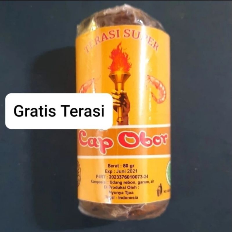 

Terasi Udang Cap Obor Besar 80gr Oleh Oleh Khas Cirebon