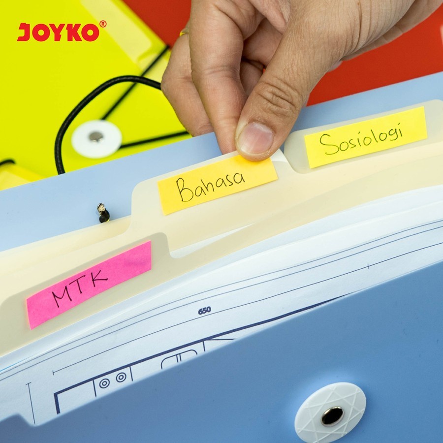 Expanding File Map Harmonika Joyko EF-6A4 A4 5 Pockets