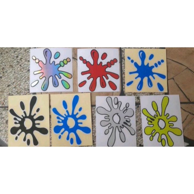 

sticker cutting bercak crot