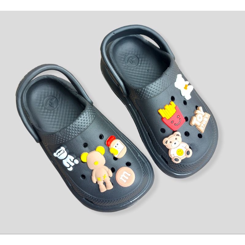 Sandal Baim Anak Cewek Import sandal selop Anak perempuan jibbizt RubberTerbaru Kekinian