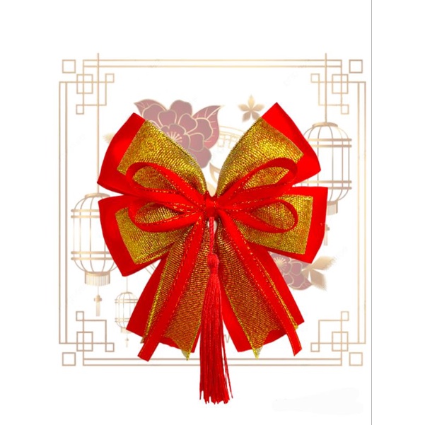 pita hampers imlek aplikasi dekorasi//pita kado