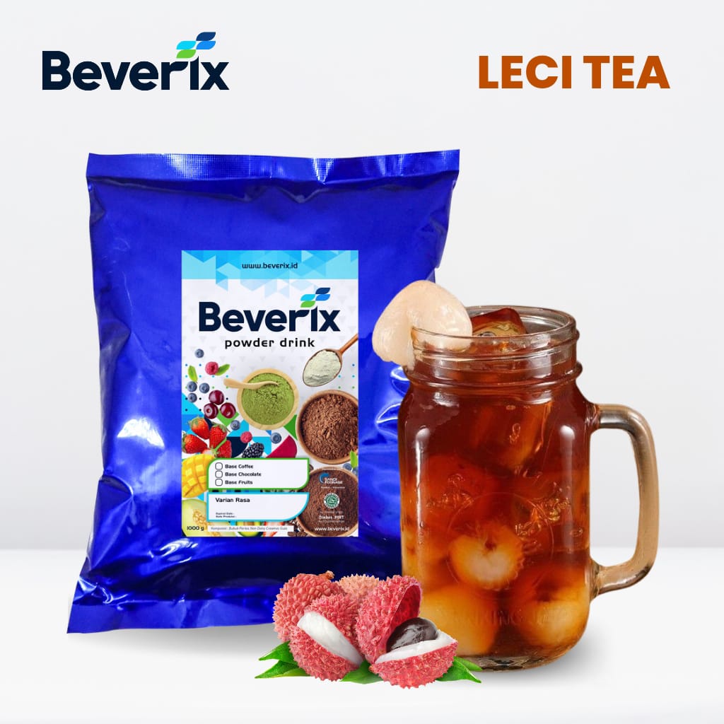 

Bubuk Minuman Leci Tea/Teh Ekstrak Leci Beverix Powder Drink Kemasan 1 Kg