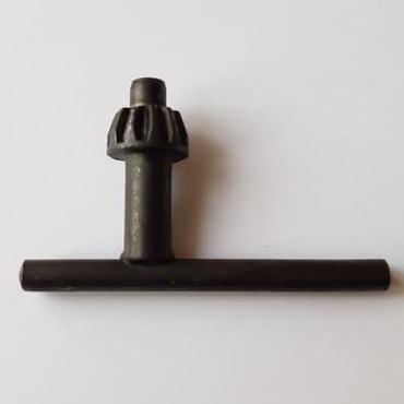 KUNCI MESIN BOR TERSEDIA 2 UKURAN/KUNCI MESIN KEPALA BOR/CHUCK KEY/Kunci Kepala Bor/Drill Chuck Key Hitam BERKUALITAS