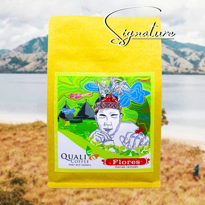 

Terlaris ✨ - Flores Menak Rempah - Natural Origin (100% Kopi Arabica) Quali Coffee - Biji 2.1.23