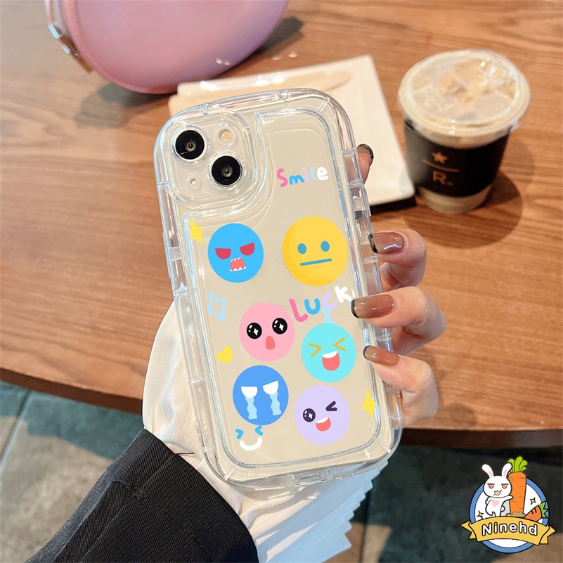 Soft Case Silikon Motif Graffiti smiley face Untuk iPhone 14 13 12 11 Pro Max X Xr Xs Max 8 7 6 6s Plus SE 2020