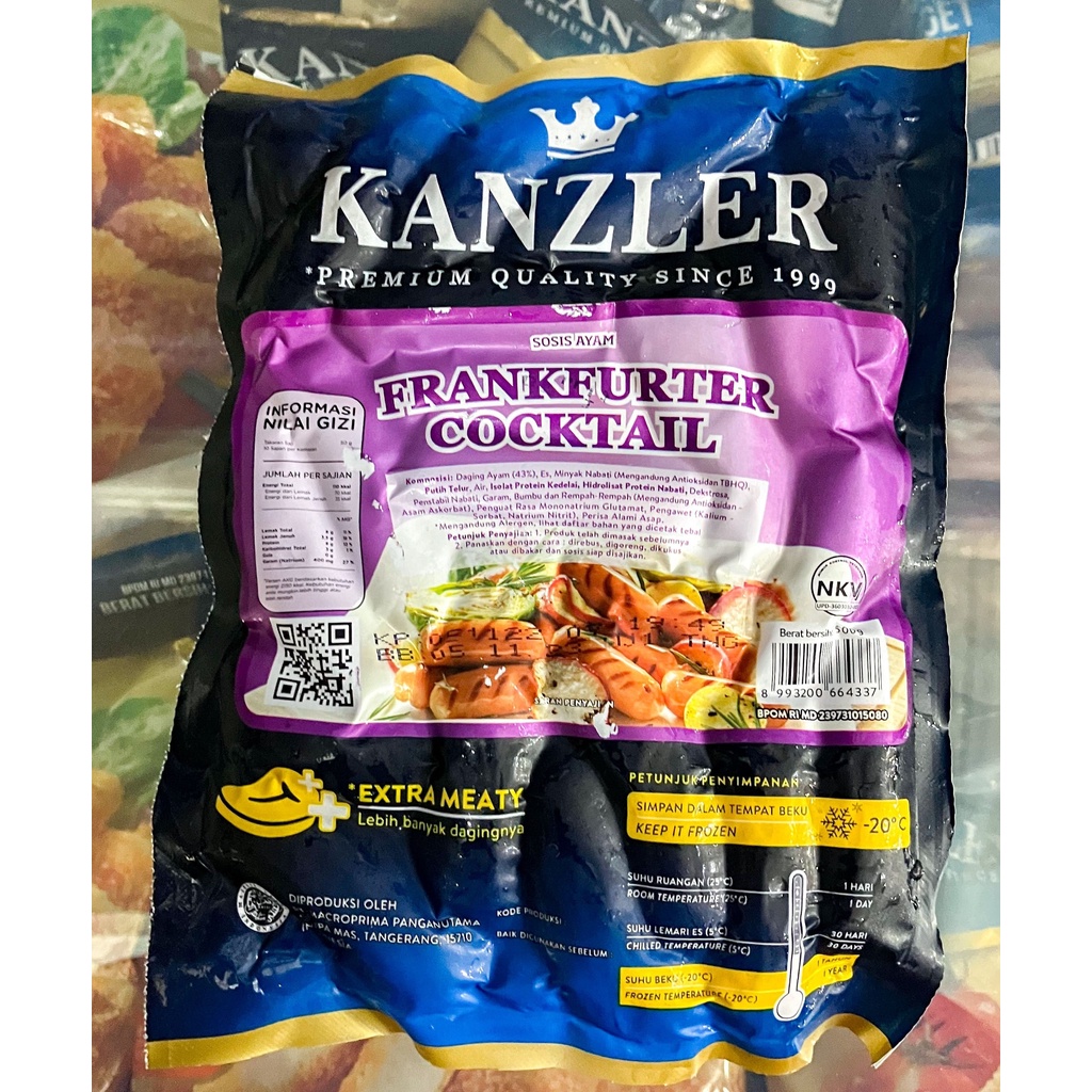 

KANZLER BEEF SAUSAGE COCKTAIL 260 GRAM