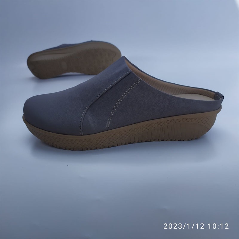 GEUGEUT - Sepatu Sandal Wedges Wanita Sandal Wedges Shoes 1184 Sepatu