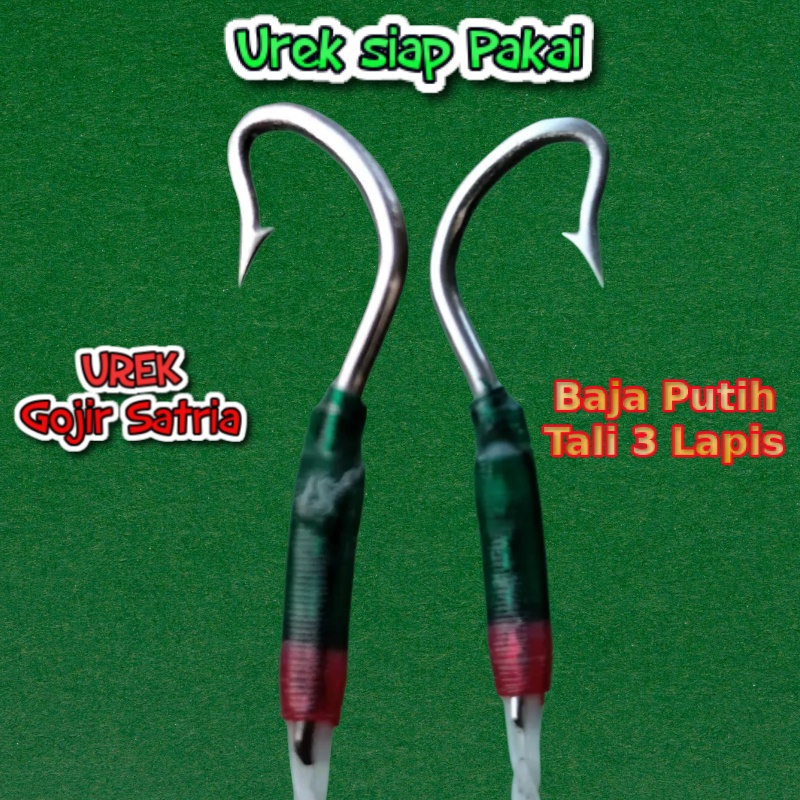 Pancing Belut 3 Lapis Tali Siap Pakai Kail Baja Putih Pancing belut sawah urek belut urek belut sawa