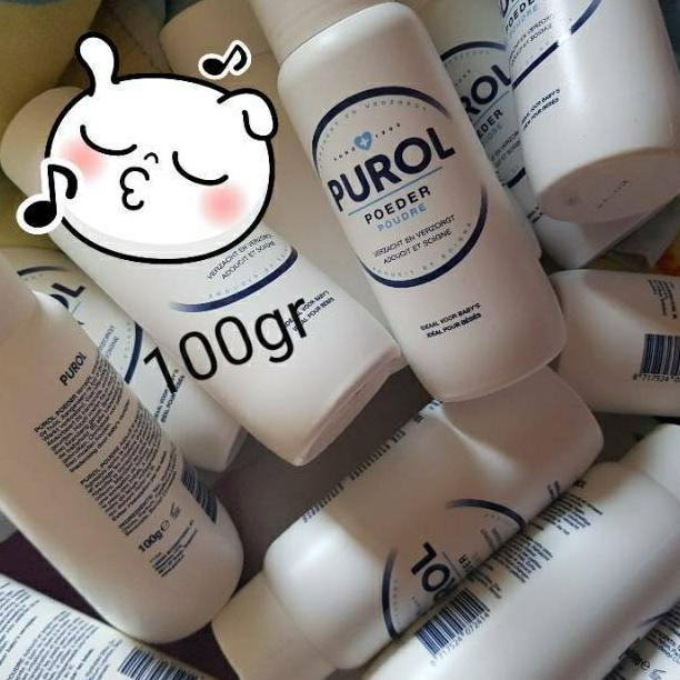 PASTI ASLI PUROL POEDER / bedak purol / purol powder ORIGINAL 100gr