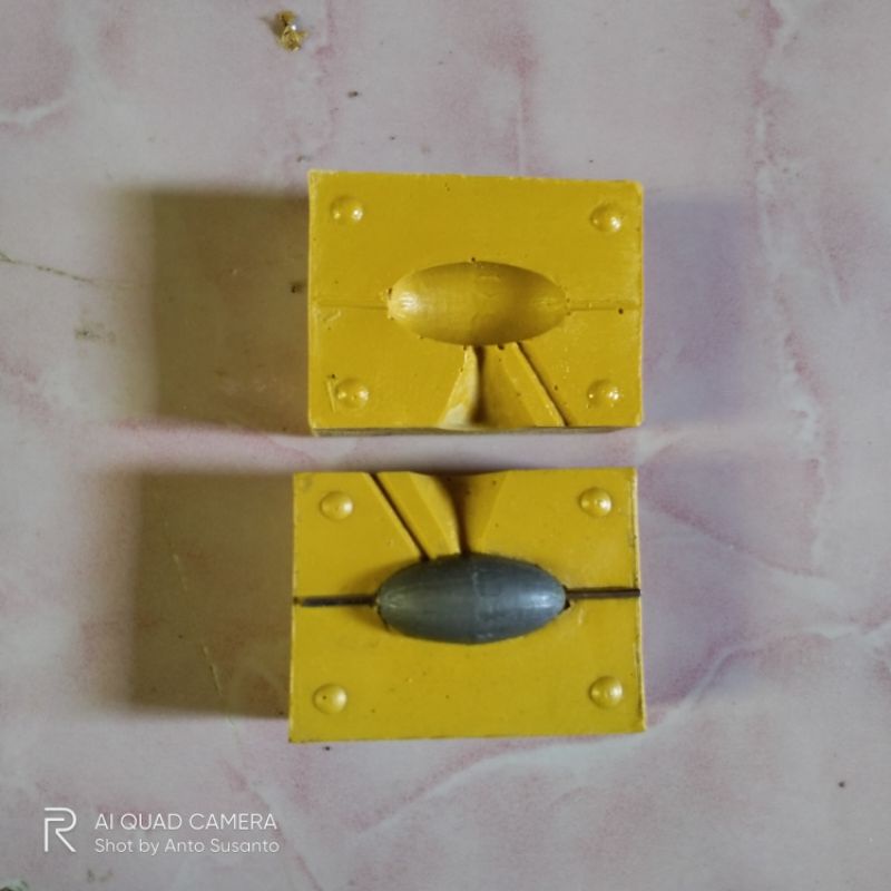 Moulding Cetakan Timah Pancing Melinjo 25g