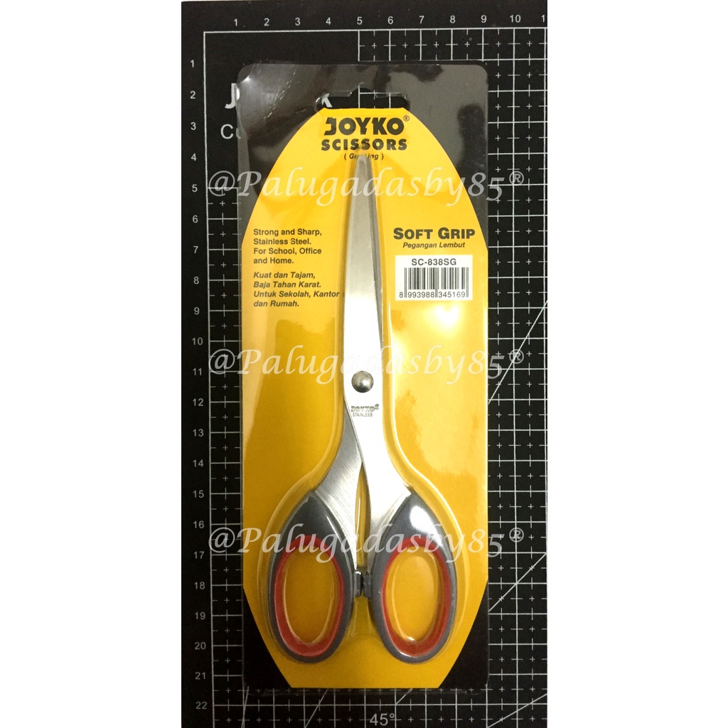 

(1 Biji) Gunting Joyko SC-838SG / Scissors Soft Grip Joyko SC-838SG/ Gunting Joyko SC-838 SG / Joyko SC838SG / SC 838 SG / SC-828 SG / SC-848 SG