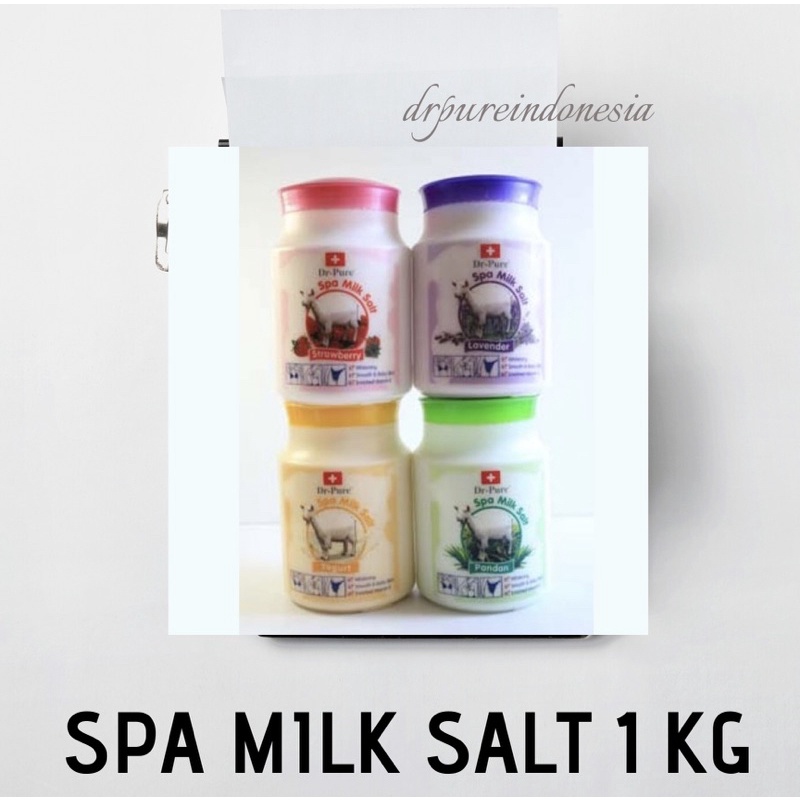 SPA MILK SALT 1 KG DR PURE (LULUR SPA)