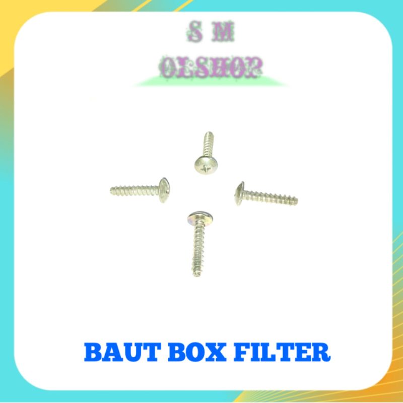 BAUT ABU ABU BOX FILTER MOTOR HONDA 10 PCS BAUT BOX FILTER HONDA MATIC BEAT VARIO SCOOPY BAUT BOX FILTER UDARA M5X20