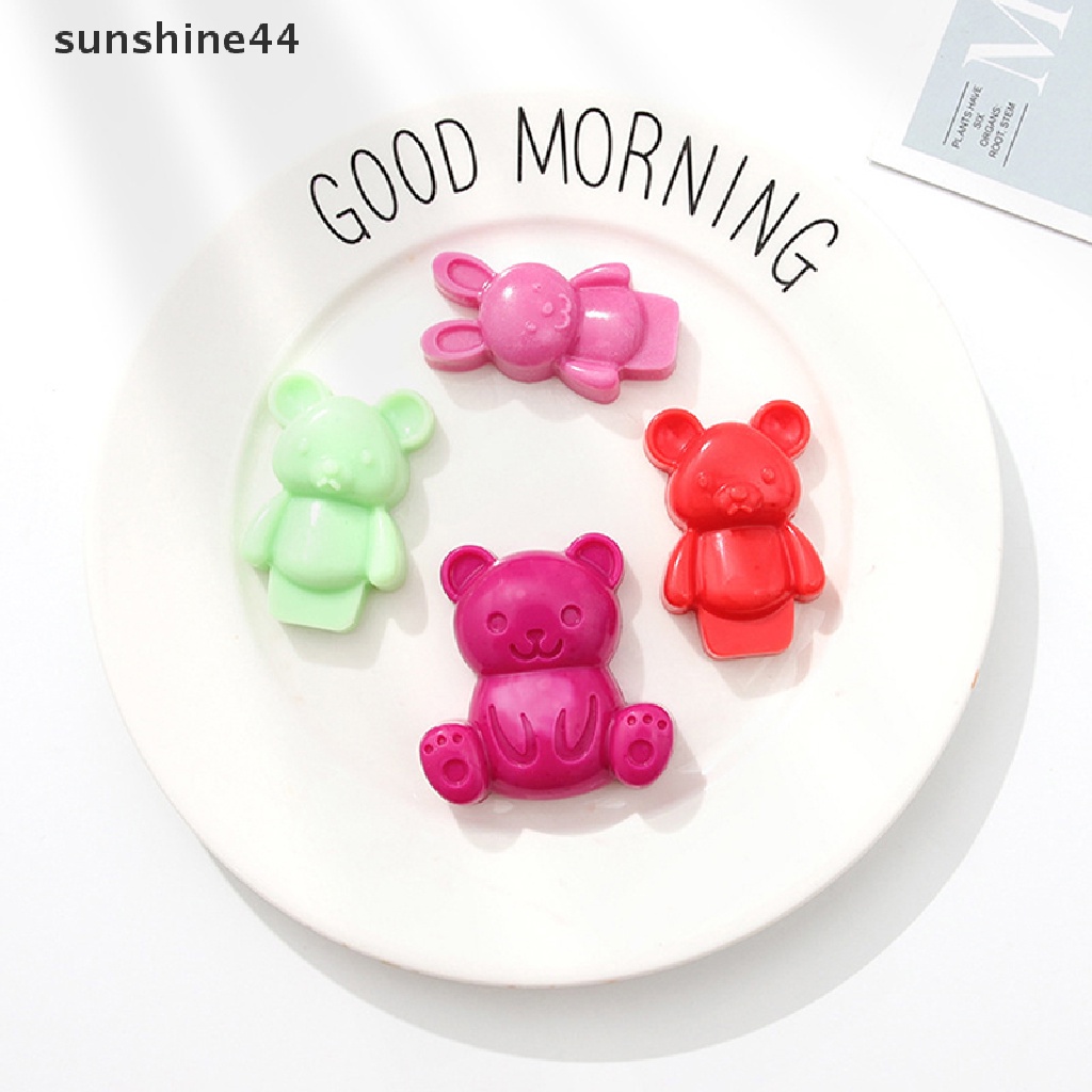 Sunshine Bear Cetakan Silikon Lucu Kartun Hewan Cetakan Kue Coklat.