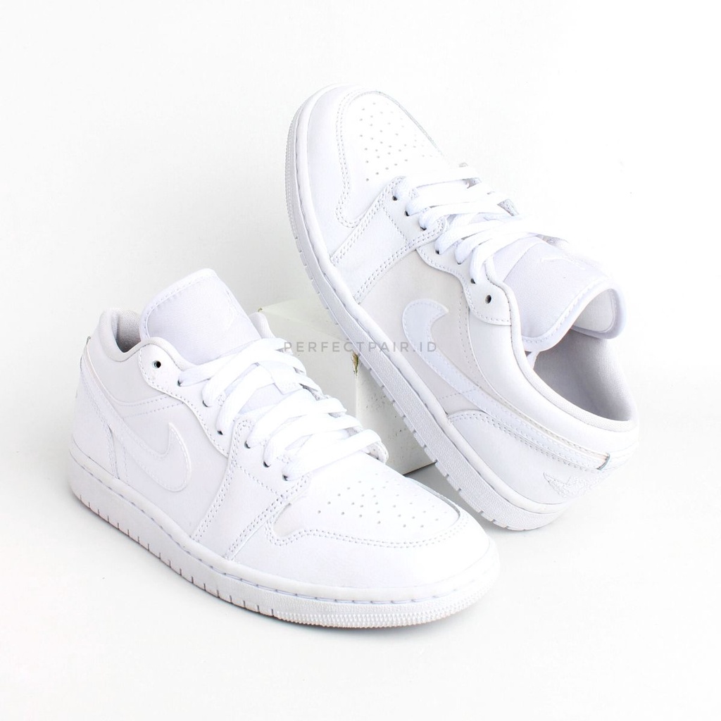 Air Jordan 1 Low Triple White Women 100% Original BNIB