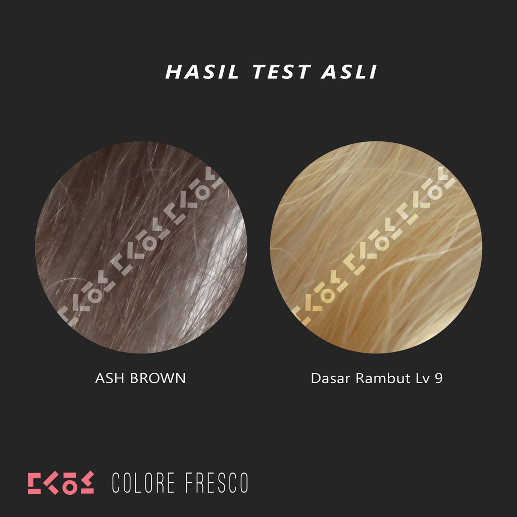 IMEMY COLORE FRESCO ASH BROWN COLOR CREAM CAT PEWARNA RAMBUT SALON