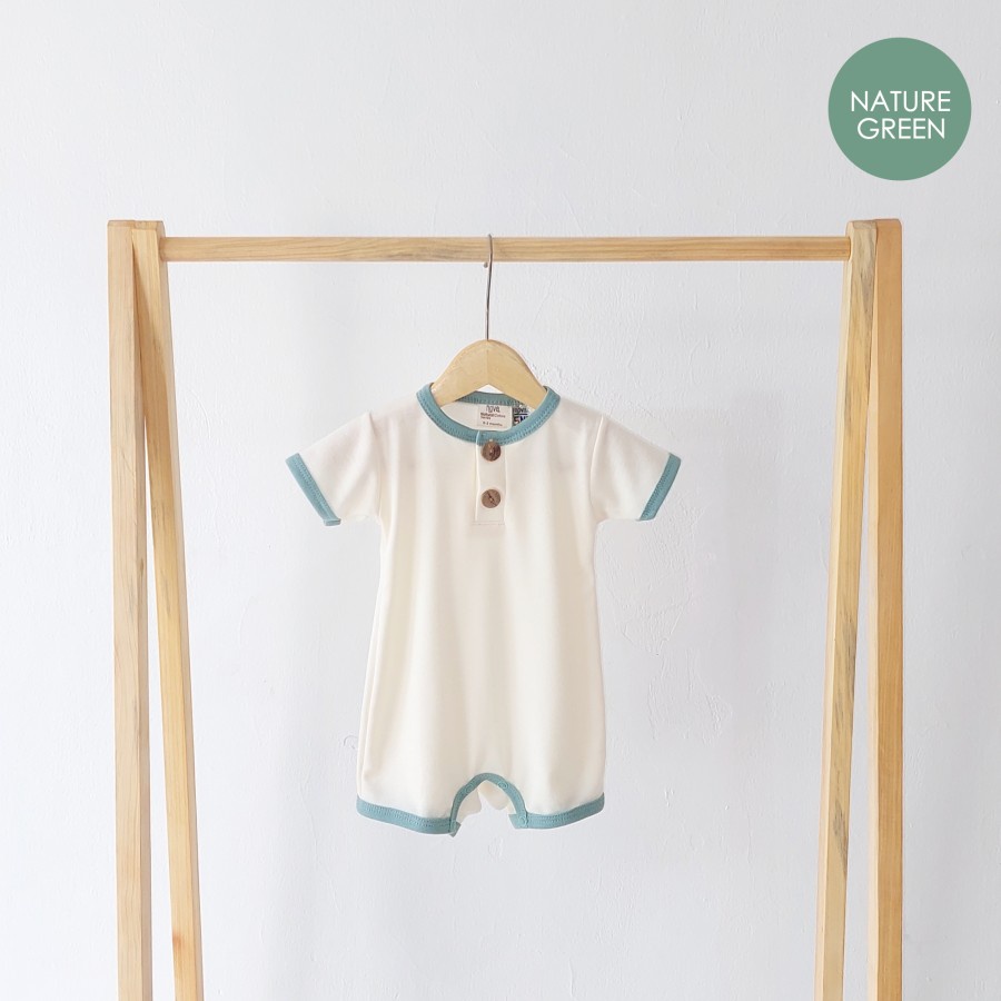 NOVA Ezy Romper - Bodysuit - Jumper Bayi - Natural