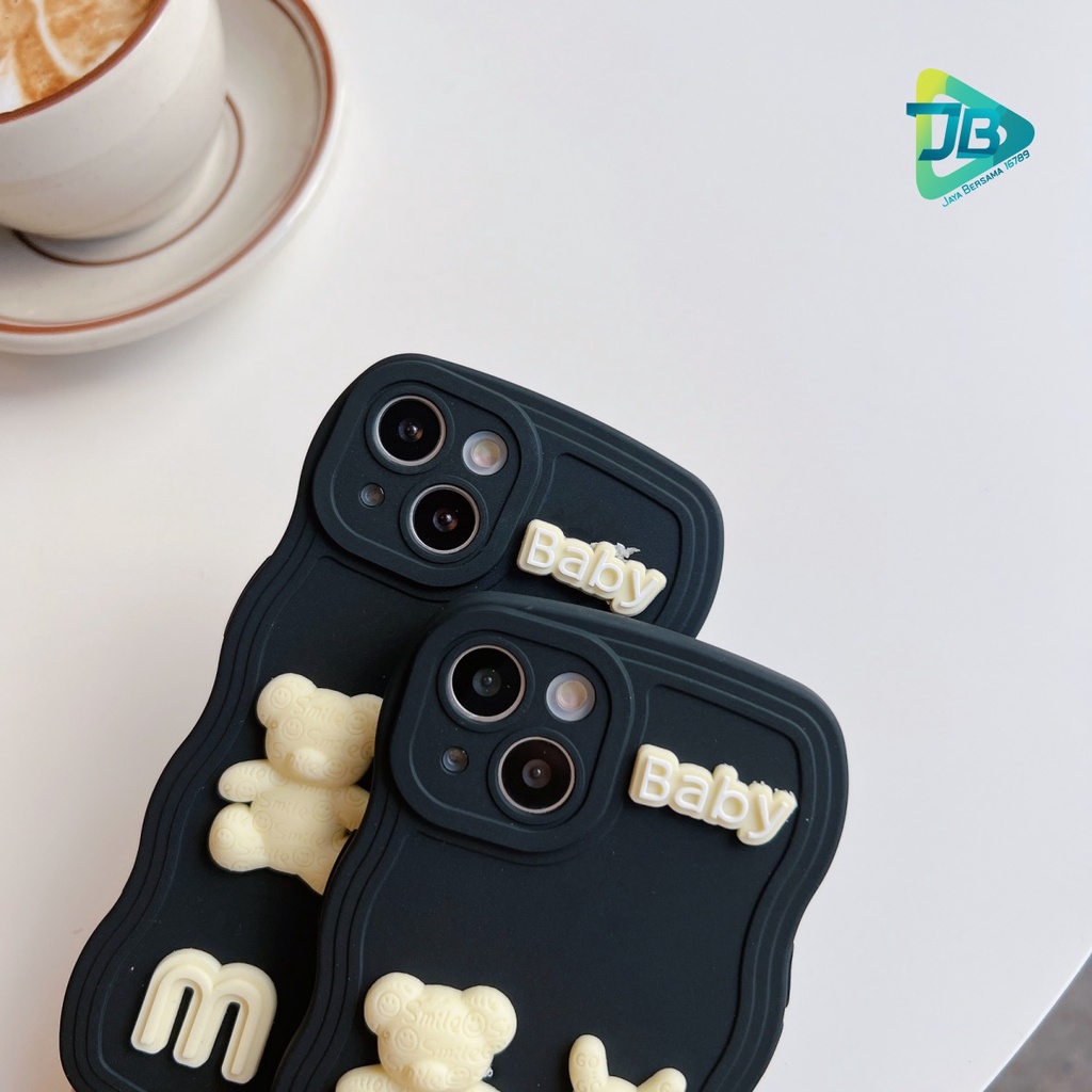 Y026 SOFTCASE 3D KARAKTER RABBIT MODEL GELOMBANG WAVE FOR REALME C1 C2 5 5I 5S 8 PRO 8I 9I 10 C11 C12 C25 C15 C17 7I C20 C21Y C25Y C30 C31 C33 C35 NARZO 30A 50I 50A PRIME V23 5G JB6853