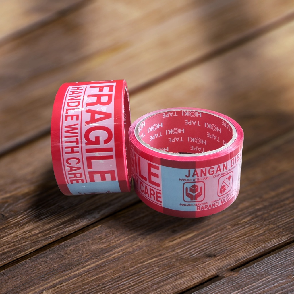 LAKBAN fragile 48mm*100yard HOKI TAPE— 4 in 1