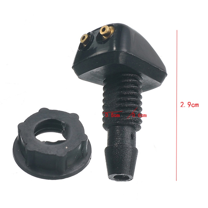 [AIYU] Baju Kaos Distro Pria Wanita Lengan Pendek Wiper 2x Universal Front Windshield Washer Wiper Nozzle Sprayer Sprinkler Outlet Spout Air Untuk