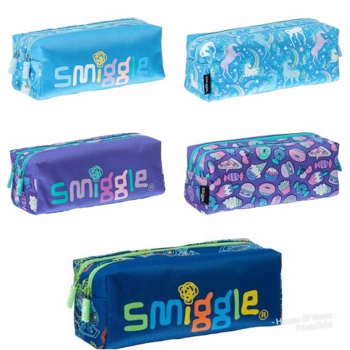 

SMIGGLE NEAT TWINZIP PENCIL CASE ORIGINAL - TEMPAT PENSIL SMIGGLE UH654OIK
